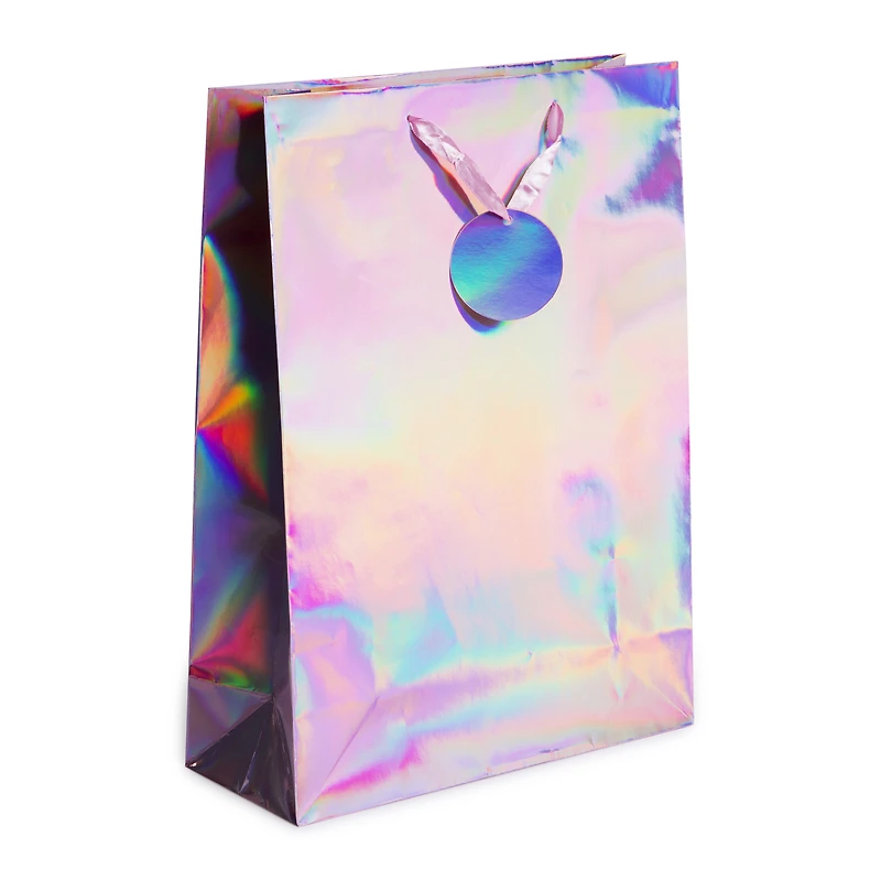 jumbo holographic gift bag 17.75