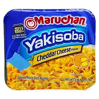 maruchan® yakisoba cheddar cheese flavor japanese home style noodle bowl 3.96oz