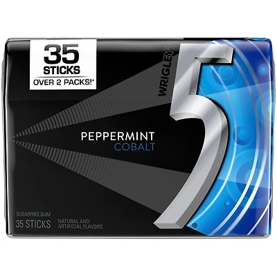 wrigley's 5® peppermint cobalt gum - 35 sticks