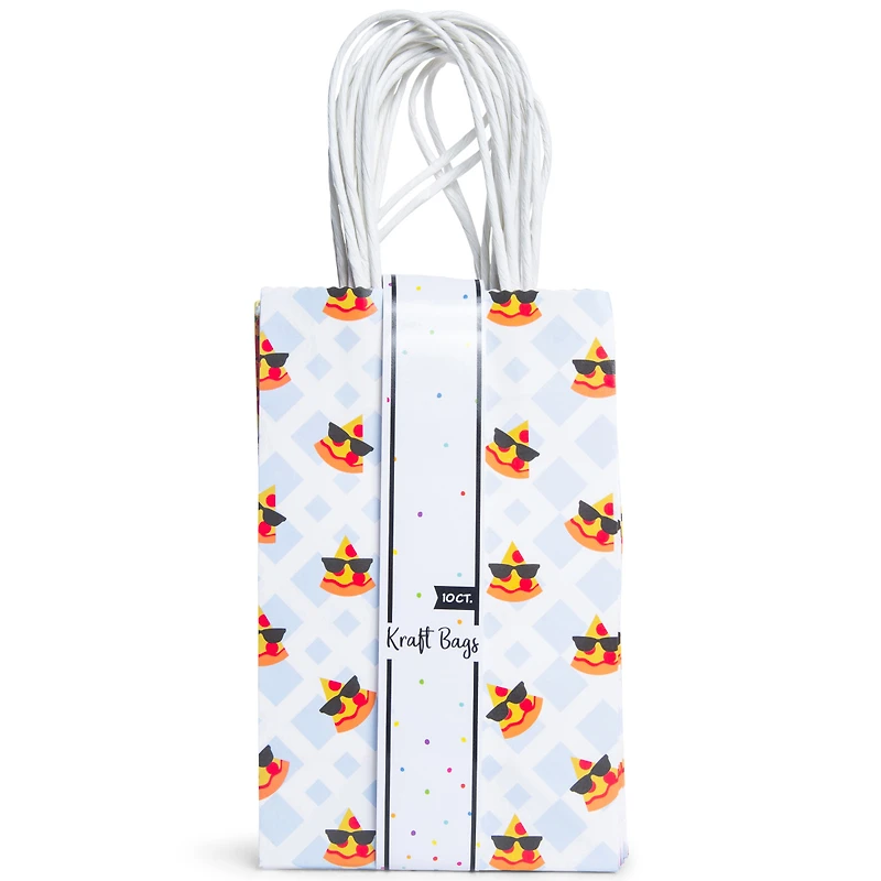 10-count pizza & chili pepper gift bags 12.5in x 5.75in