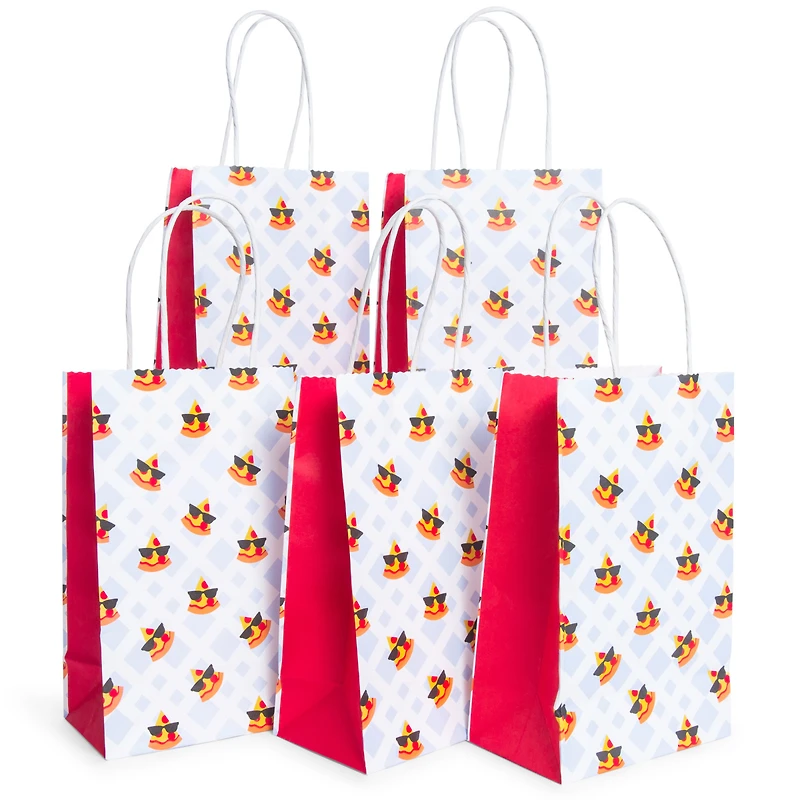 10-count pizza & chili pepper gift bags 12.5in x 5.75in