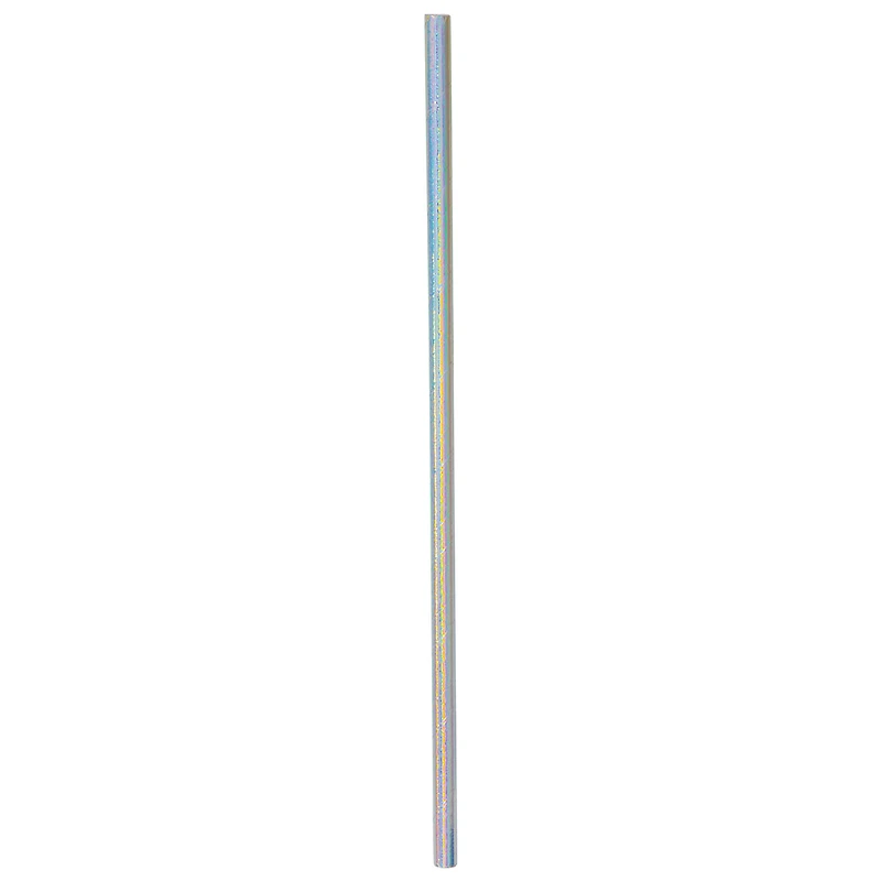 iridescent paper straws 10-pack