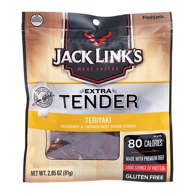 jack link's® extra tender teriyaki beef jerky 2.85oz