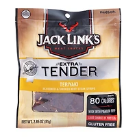 jack link's® extra tender teriyaki beef jerky 2.85oz