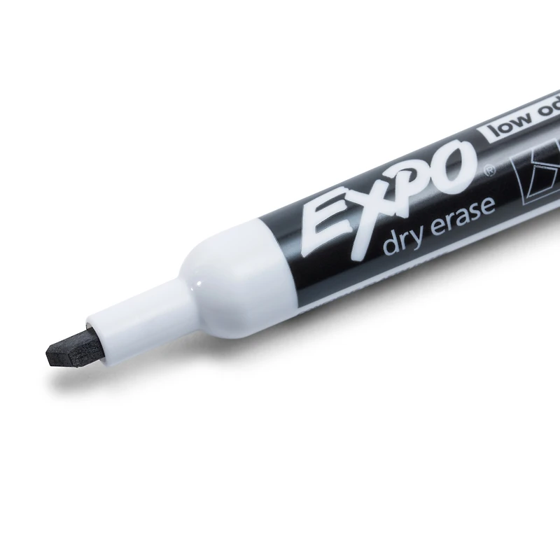 expo® black dry erase markers 4-pack
