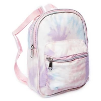 Tie Dye Mini Backpack 10in - Purple Pastel