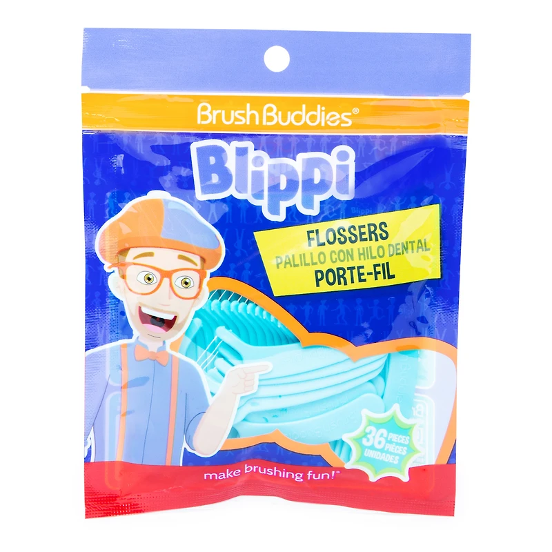 brush buddies® blippi flossers 36-count