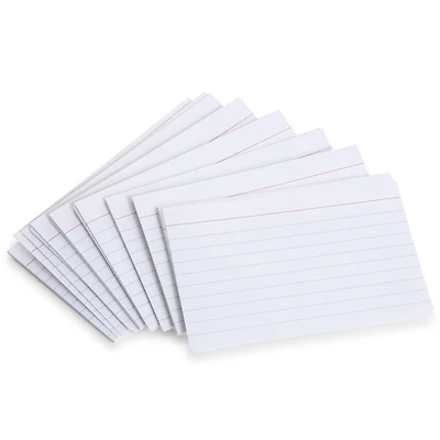 100-count ruled 3x5 index cards