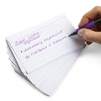 100-count ruled 3x5 index cards