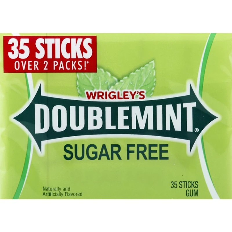 wrigley's® double mint® sugar free gum - 35 sticks