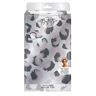 essential beauty shower cap - black paint