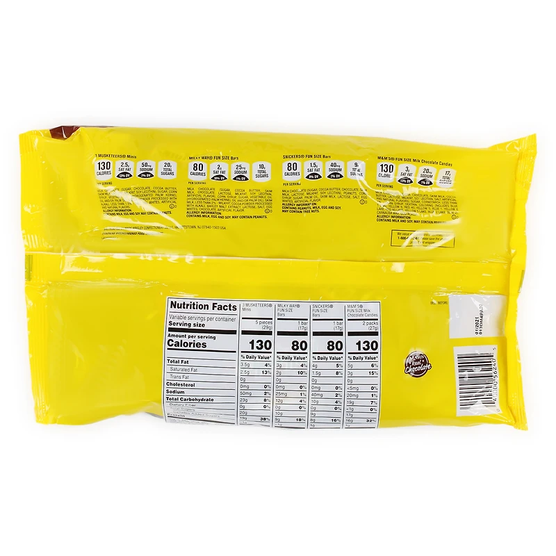 mars® chocolate mix halloween candy bag - 35 pieces