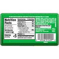 trident® spearmint sugar-free gum pocket pack - 28 sticks