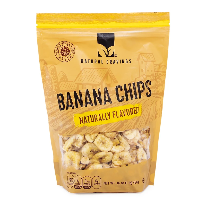 natural cravings® banana chips 16oz