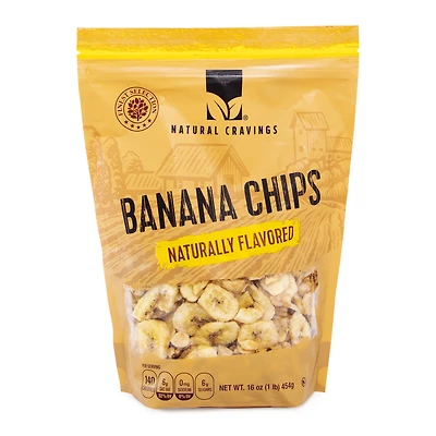 natural cravings® banana chips 16oz