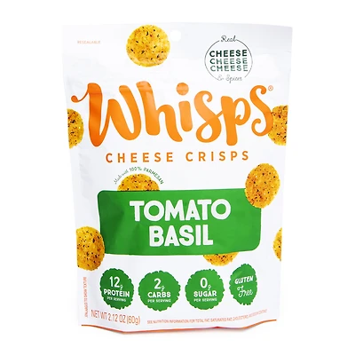 whisps® tomato basil cheese crisps 2.12oz