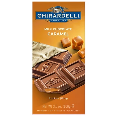 ghiradelli® milk chocolate caramel bar 3.5oz