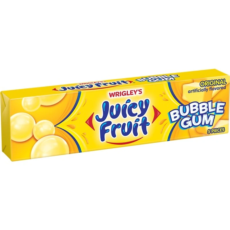 juicy fruit® original bubble gum - 5 pieces