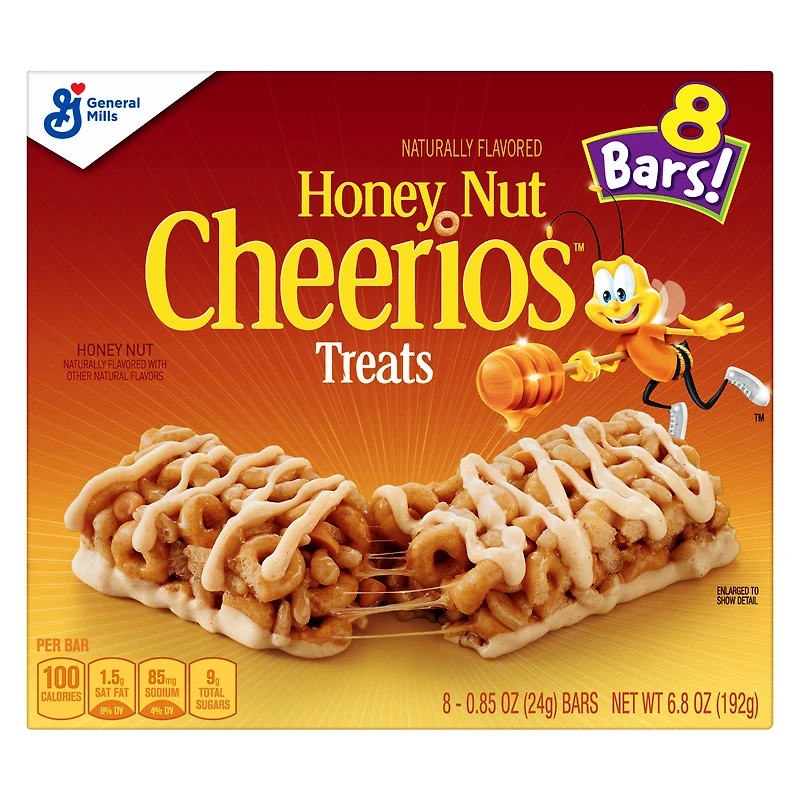 honey nut cheerios™ treats bars 8-pack
