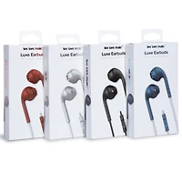 Luxe Earbuds W/ in-Line Microphone