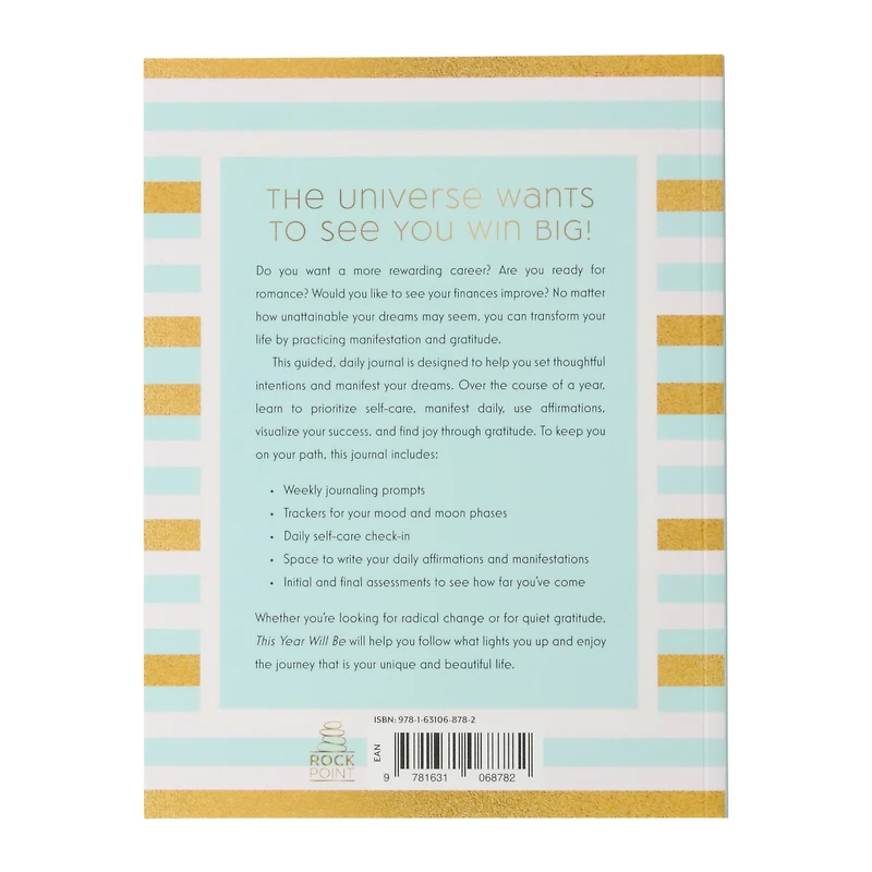 'this year will be' 52-week mindset practice journal