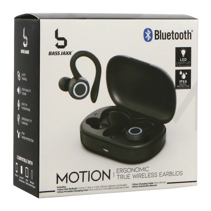 motion ergonomic sport bluetooth® earbuds with mic
