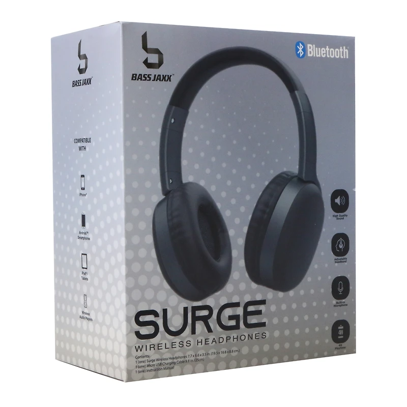 surge bluetooth® wireless headphones - silver