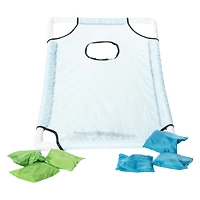 bean bag toss outdoor game - blue