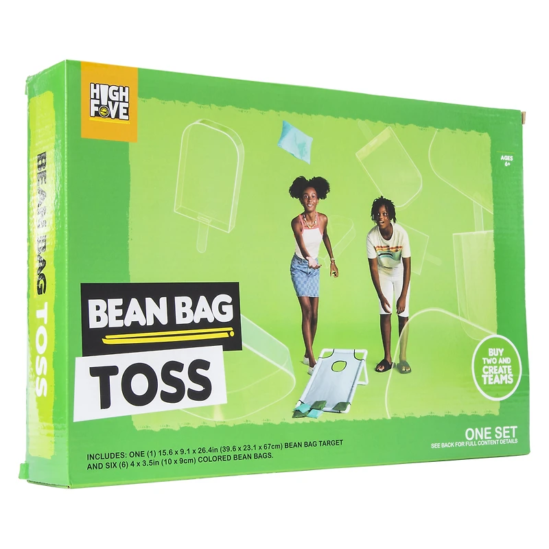 bean bag toss outdoor game - blue