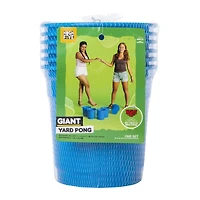 giant yard pong game 6-cup set & ball