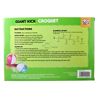 giant kickball croquet game set