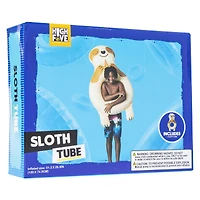 sloth inner tube pool float 51in x 29.5in