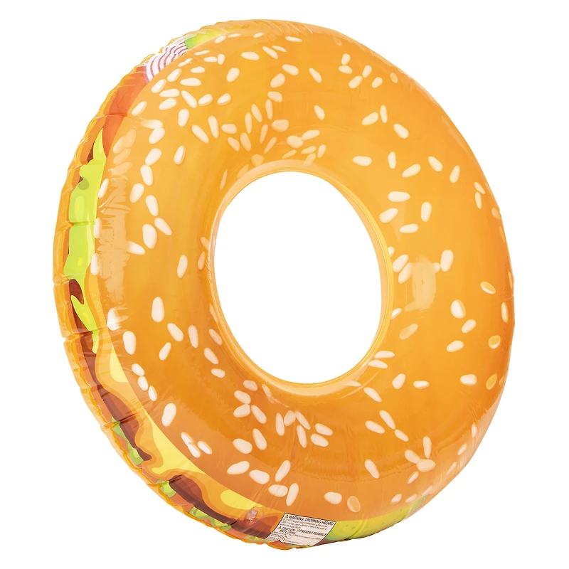 burger tube pool float 35.8in