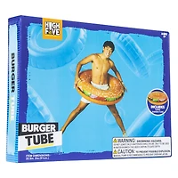 burger tube pool float 35.8in