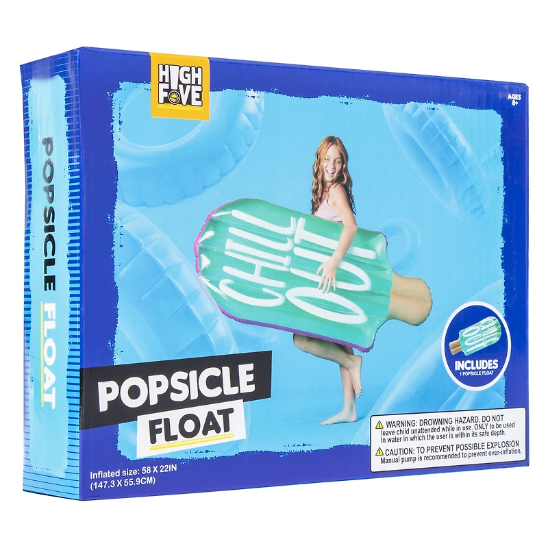 'chill out' popsicle pool float 58in x 22in