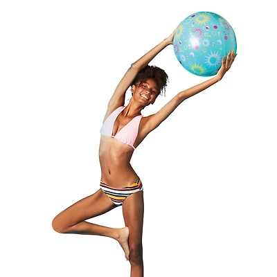 printed beach ball 15in
