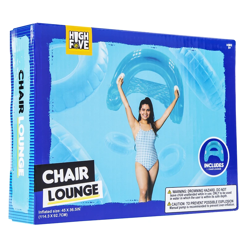 lounge chair pool float 45in x 36.5in
