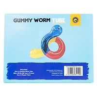 gummy worm tube pool float 39in x 28.5in