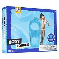body lounge pool float 61.5in x 27.6in
