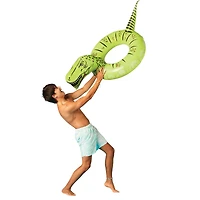 dino inner tube pool float 33in