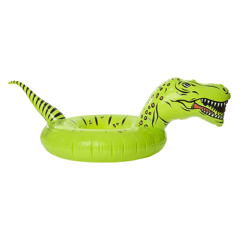 dino inner tube pool float 33in