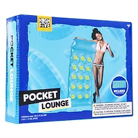 pocket lounge pool float 59.5in