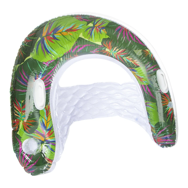 grapefruit lounge chair pool float 45in x 36.5in