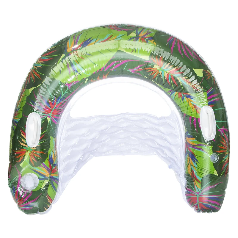 grapefruit lounge chair pool float 45in x 36.5in