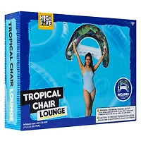 grapefruit lounge chair pool float 45in x 36.5in