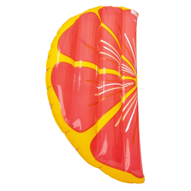grapefruit pool float 49.6in x 25in