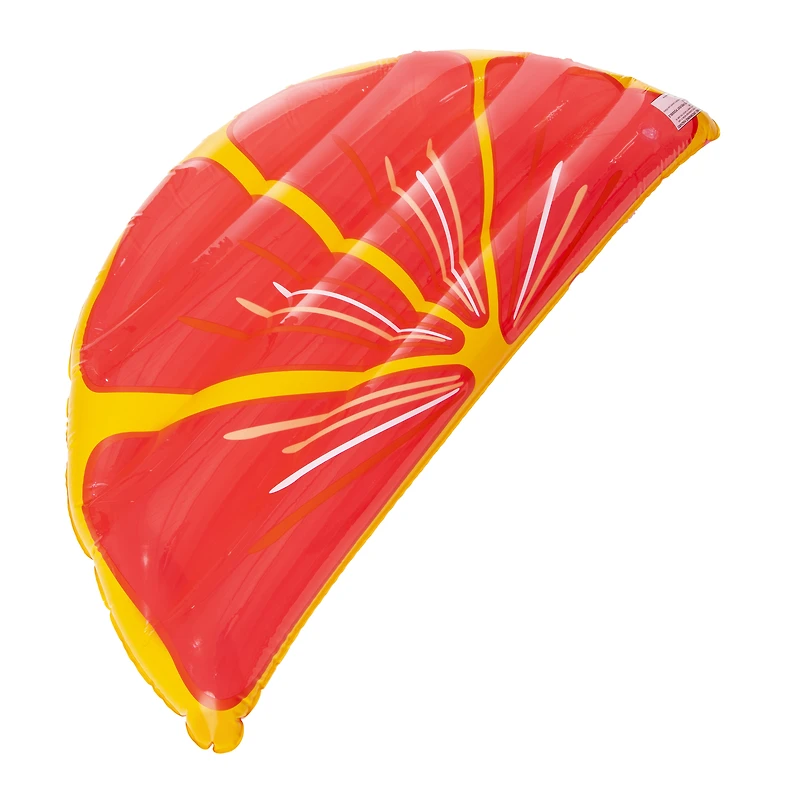 grapefruit pool float 49.6in x 25in