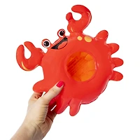 inflatable drink holder pool float - shark