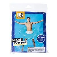 neon inflatable pool float 30in - pink