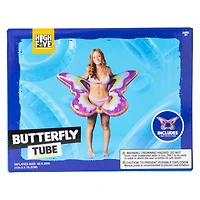 butterfly inflatable inner tube pool float 49in